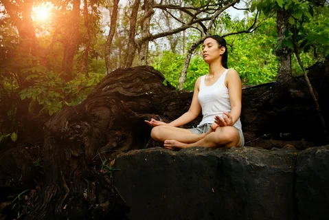 Image representing soul-cleansing through meditation and grounding