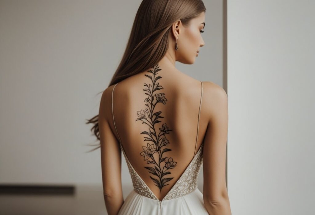Spine Tattoos for Women: Stylish Designs and Placement Tips